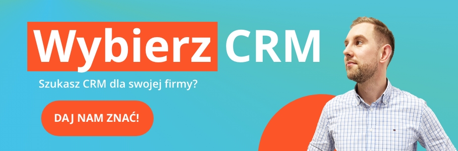 Wybierz CRM contact banner