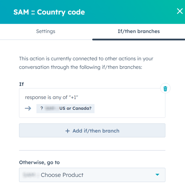 Country selection in chatflow | Grow Poland