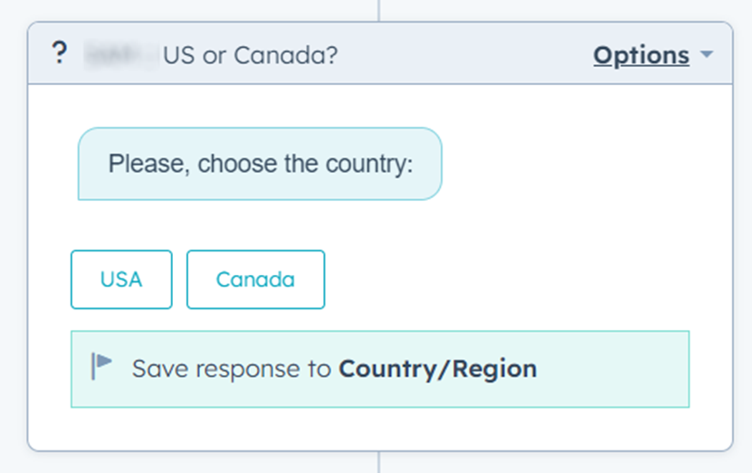 Country selection in chatflow step 2 | Grow Poland